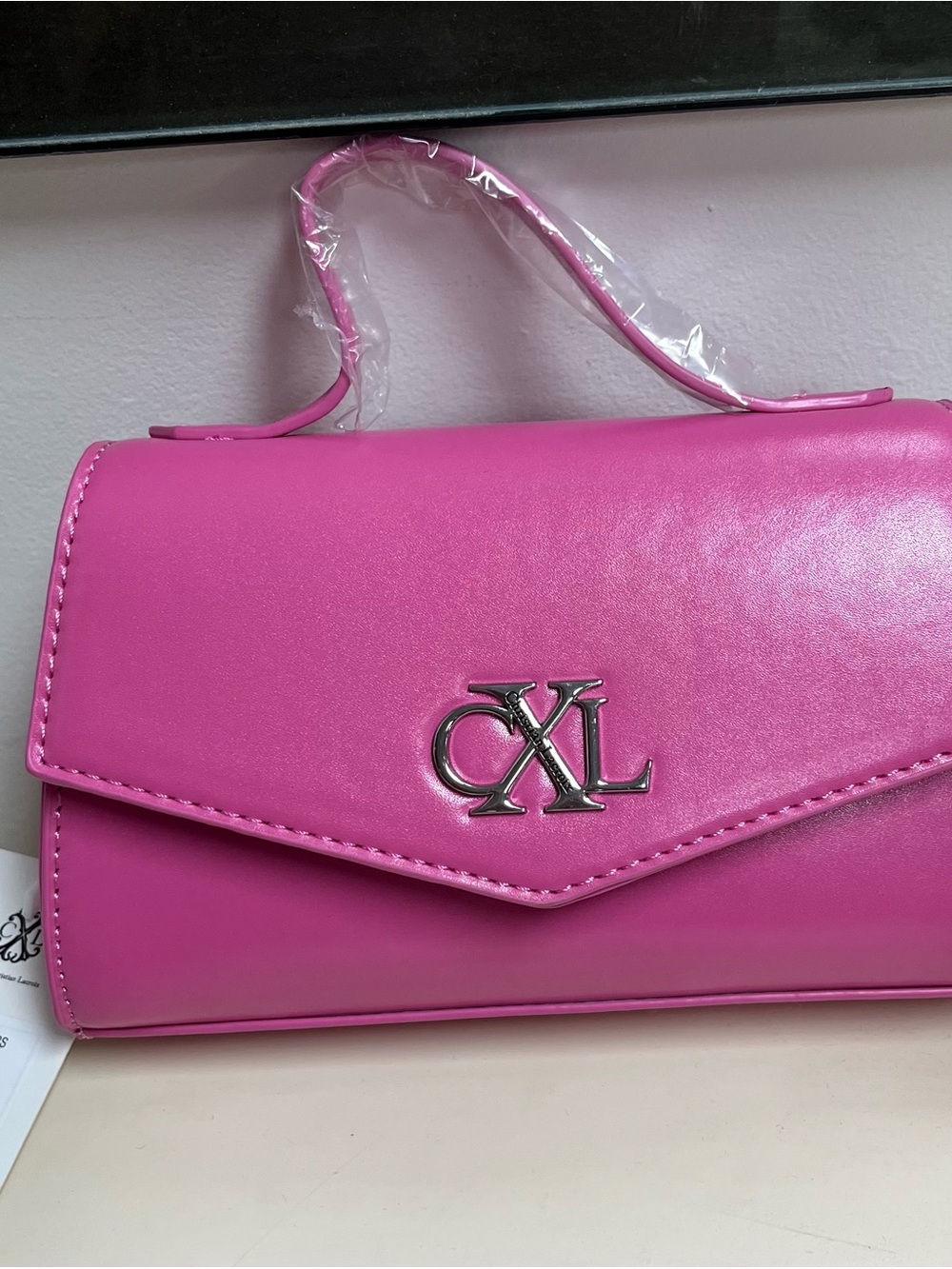 Womens Pink Top-Handle Crossbody Bag BRAND NEW